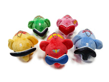 画像をギャラリービューアに読み込む, どむぞうくんとなかまたち ボールチェーンぬいぐるみ 5色セット(ゴレンジャー)