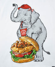 画像をギャラリービューアに読み込む, 【DOMDOM×GSC】味噌ピー チキンバーガーゾウ BIG TEE