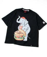 画像をギャラリービューアに読み込む, 【DOMDOM×GSC】味噌ピー チキンバーガーゾウ BIG TEE