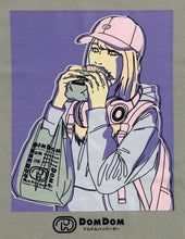 画像をギャラリービューアに読み込む, DOMDOM レトロガールロングTシャツ