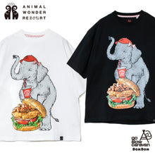 画像をギャラリービューアに読み込む, 【DOMDOM×GSC】味噌ピー チキンバーガーゾウ BIG TEE