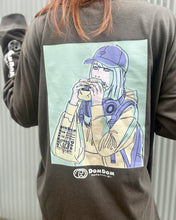 画像をギャラリービューアに読み込む, DOMDOM レトロガールロングTシャツ