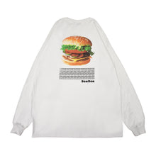 画像をギャラリービューアに読み込む, DOMDOM×JEANS FACTORY ハンバーガーバックプリントTシャツ
