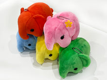 画像をギャラリービューアに読み込む, どむぞうくんとなかまたち ボールチェーンぬいぐるみ(5色セット)【送料無料】