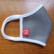画像をギャラリービューアに読み込む, 蒸れにくい・ひんやりマスク(グレー・ホワイト各1枚セット)