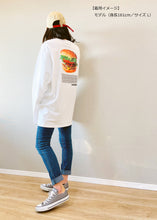 画像をギャラリービューアに読み込む, DOMDOM×JEANS FACTORY ハンバーガーバックプリントTシャツ