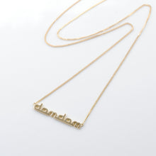 画像をギャラリービューアに読み込む, 【受注生産】DOMDOMネックレス-GOLD-Free