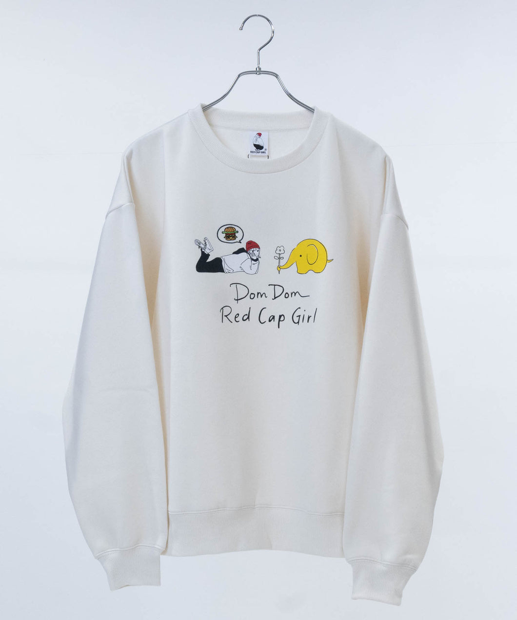 RED CAP GIRL×DOMDOM クルーネックスウェット