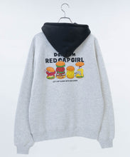 画像をギャラリービューアに読み込む, RED CAP GIRL×DOMDOM イラストパーカー
