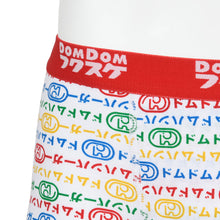 画像をギャラリービューアに読み込む, 【DOMDOM×福助】ボクサーブリーフ ロゴマルチボーダー柄（伸縮性）
