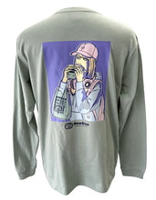 画像をギャラリービューアに読み込む, DOMDOM　レトロガールロングTシャツ

