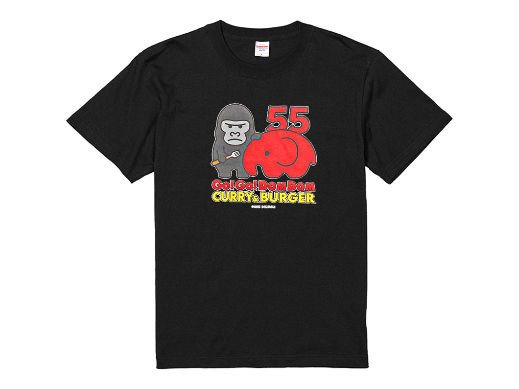 ゴーゴーカレー×DOMDOM クルーネックTシャツ
