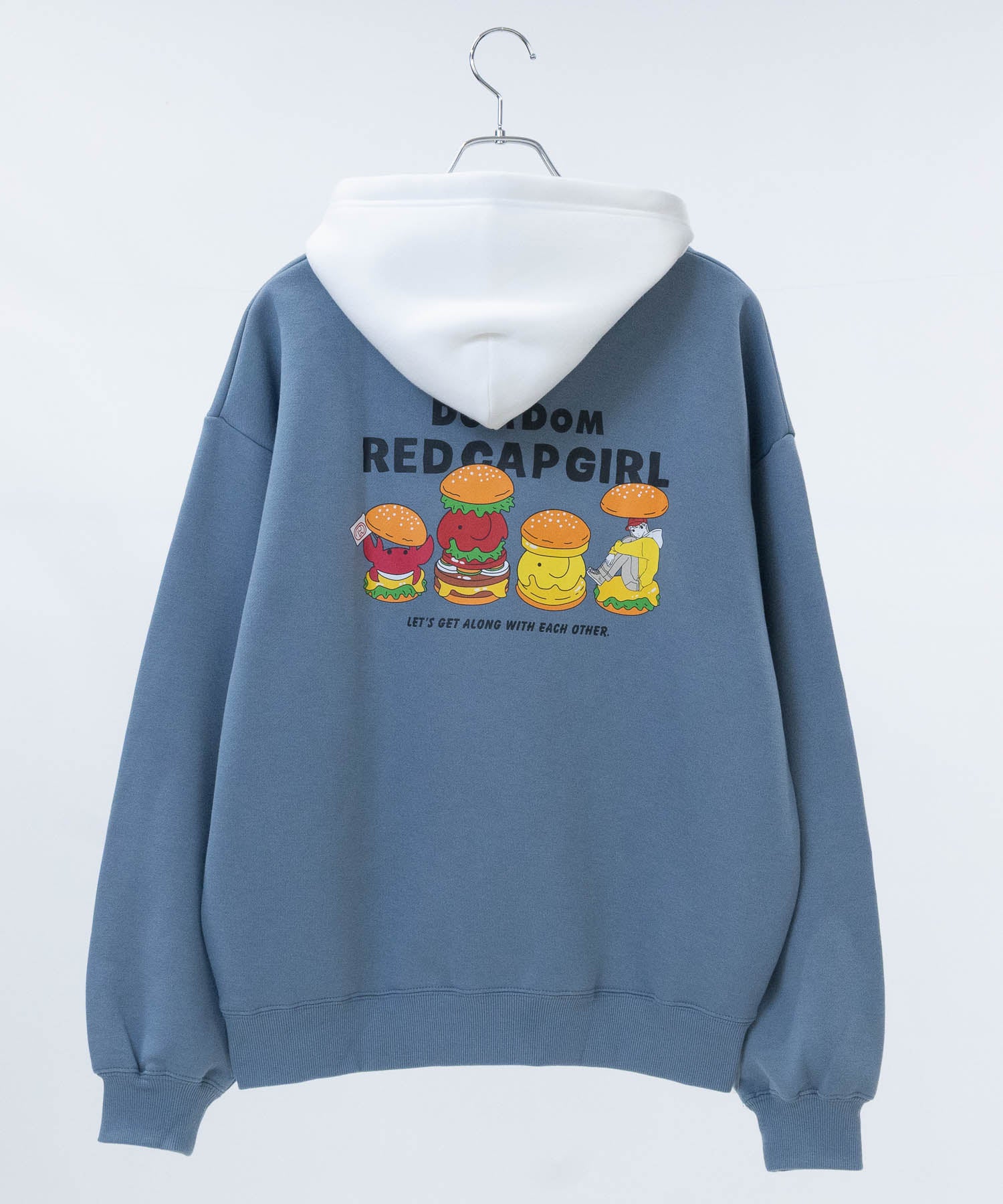 RED CAP GIRL×DOMDOM イラストパーカー – ドムドムオンラインショップ