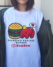 画像をギャラリービューアに読み込む, DOMDOM 春菊かき揚げバーガーTシャツ
