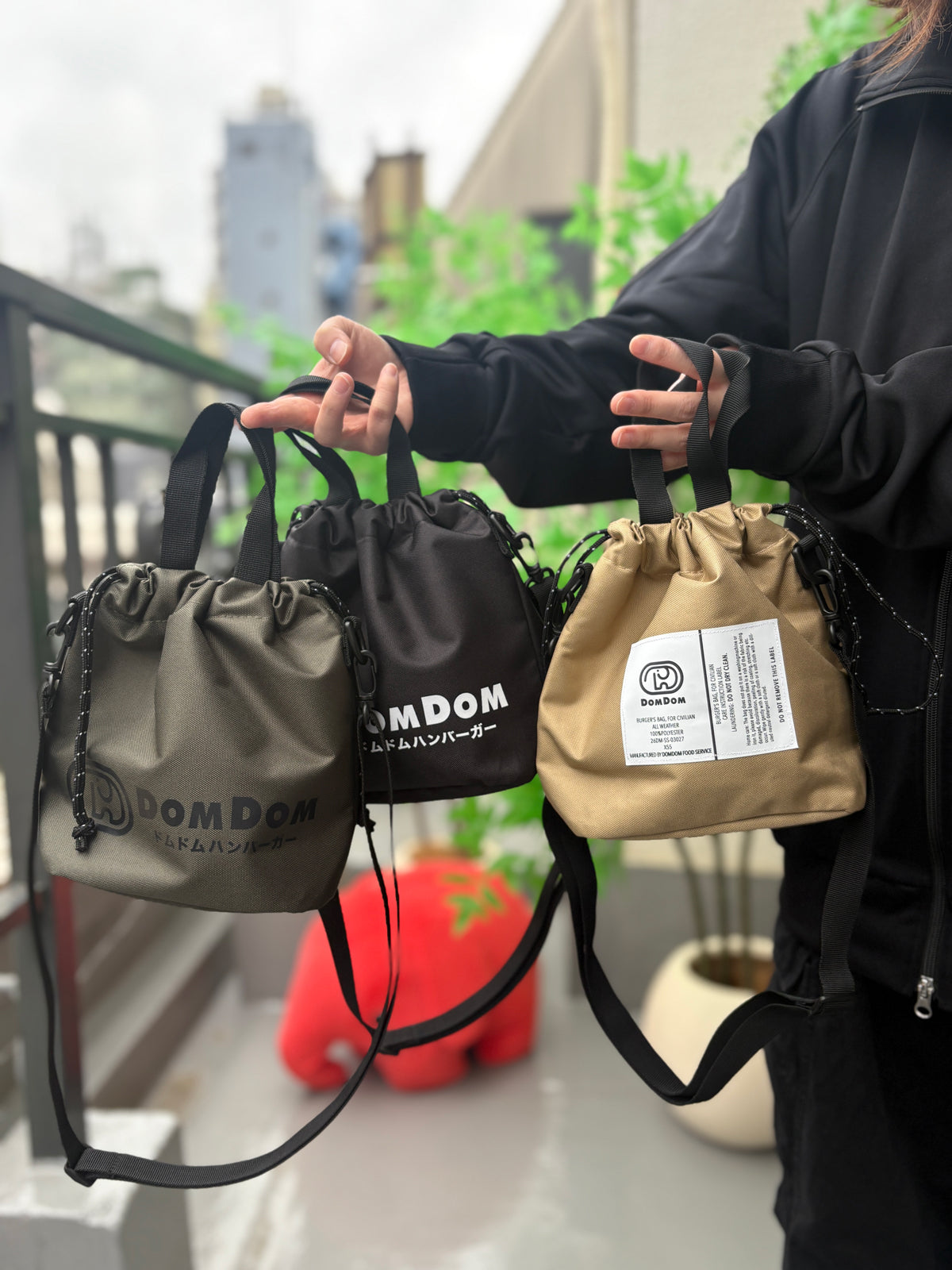 DOMDOM 巾着ショルダーバッグ – ドムドムオンラインショップ