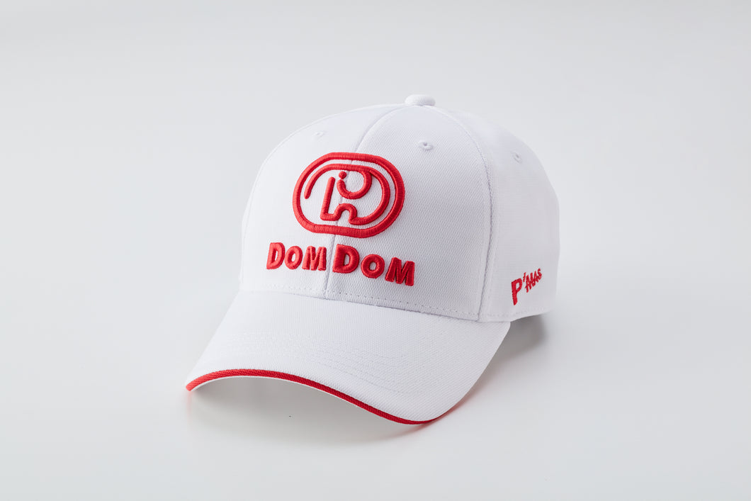 【DOMDOMゴルフ】キャップ　ホワイト