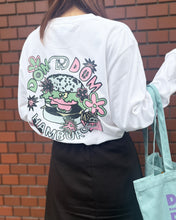 画像をギャラリービューアに読み込む, DOMDOM　ピースマークロングTシャツ
