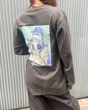 画像をギャラリービューアに読み込む, DOMDOM　レトロガールロングTシャツ
