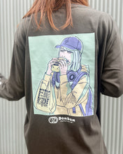 画像をギャラリービューアに読み込む, DOMDOM　レトロガールロングTシャツ
