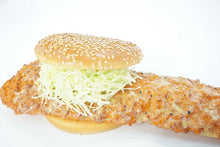 画像をギャラリービューアに読み込む, 食品サンプル「ビタビタバターフィッシュバーガー」
