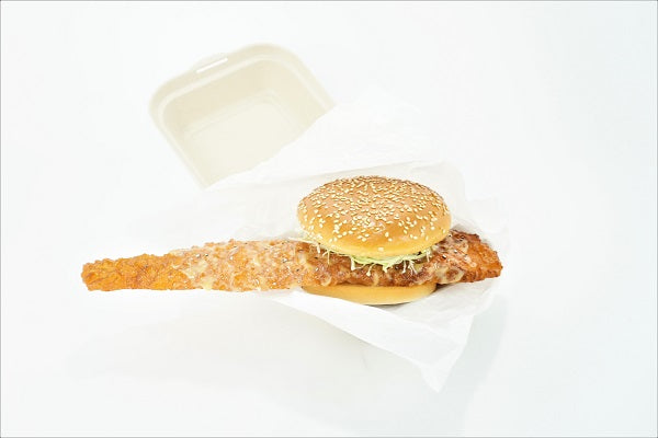食品サンプル モスバーガー風 フィッシュバーガー 食品サンプル「ビタビタバターフィッシュバーガー」 – ドムドム