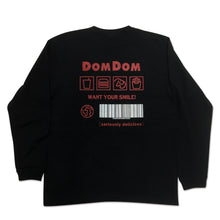 画像をギャラリービューアに読み込む, DOMDOM バーコード ロンTEE【送料込み】
