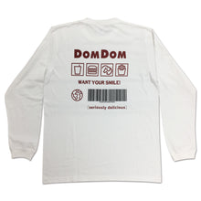 画像をギャラリービューアに読み込む, DOMDOM バーコード ロンTEE【送料込み】
