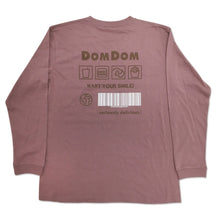 画像をギャラリービューアに読み込む, DOMDOM バーコード ロンTEE【送料込み】
