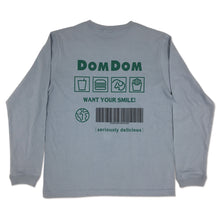 画像をギャラリービューアに読み込む, DOMDOM バーコード ロンTEE【送料込み】
