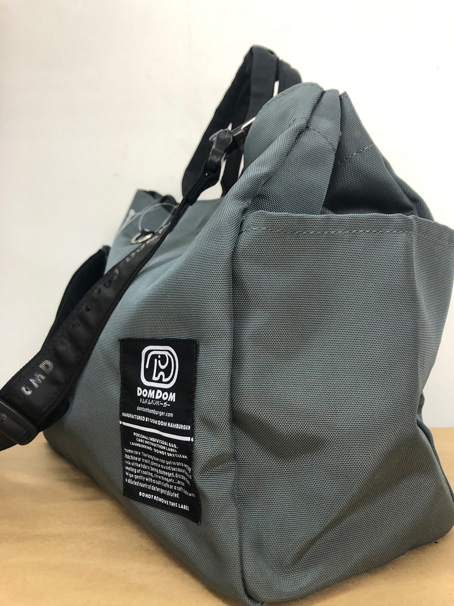 美品✨ドムドムハンバーガー ショルダー付きトートバッグ 黒